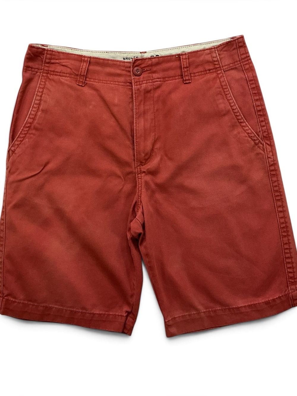 Old Navy Men's Lived-In Khaki Chino Shorts -Rust / Size 32